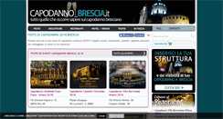 Desktop Screenshot of capodannobrescia.it